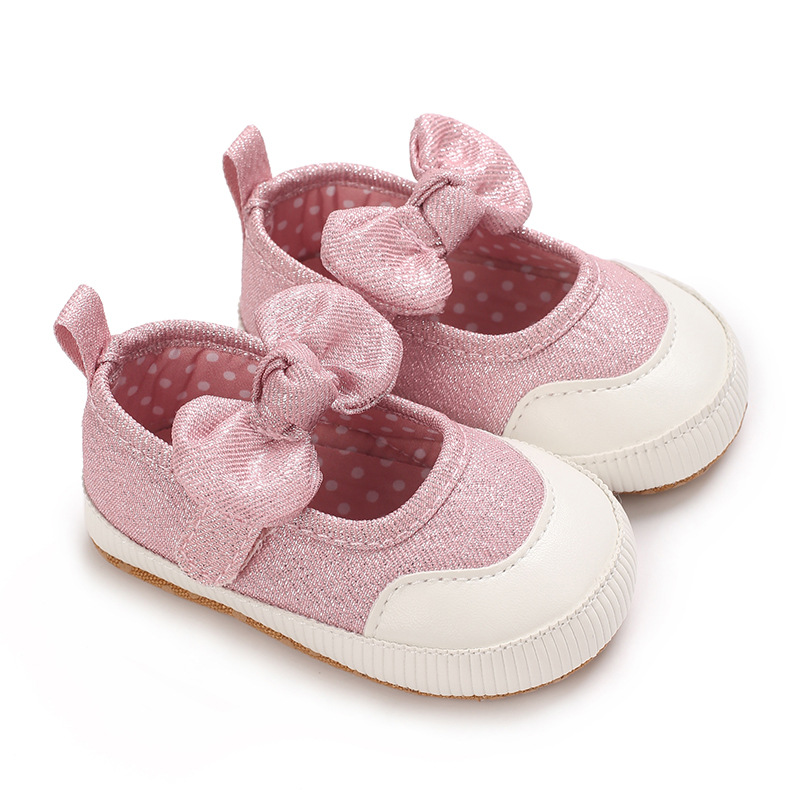 Picture of Spring Summer Autumn New Baby Shoes 0-12 Months Female Baby Shoes Soft-soled Princess Shoes Toddler Shoes