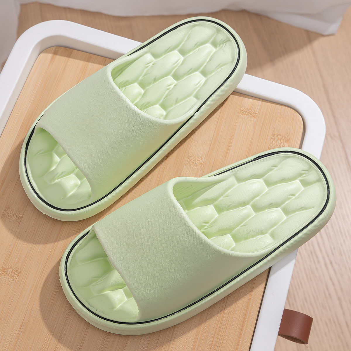Lidani Slippers Women's 2024 New Indoor Home Home Non-slip Bathroom Bathing Eva Sandals Men's Summer