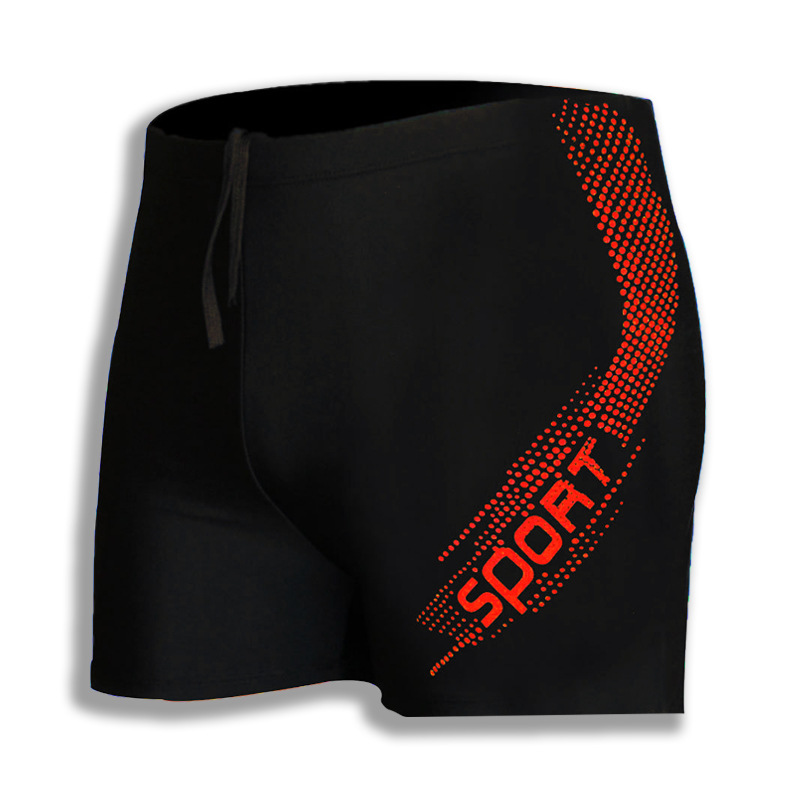 Picture of Men's Swimming Trunks Boxer Anti-embarrassment Quick-drying Running Breathable Cool Coconut Shorts Swimsuit Beach Pants for Summer