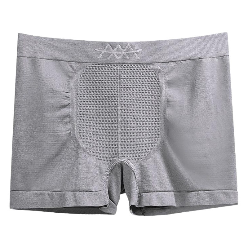 [3] 5D magic magnetic pants men's midwaist underwear high stretch honeycomb seamless breathable sweat-absorbent boxer