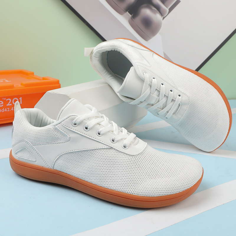 Wide last shoes sneakers amazon new casual driving wide toe barefoot shoes soft soles anti-slip breathable fitness running