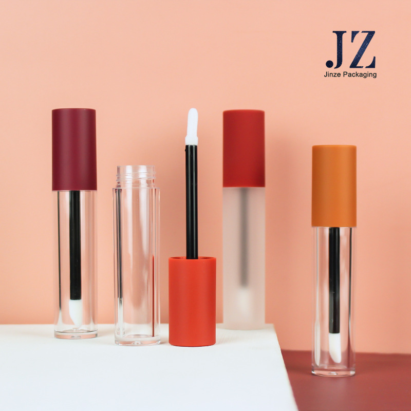 Jinze rubber paint small round tube AS/PETG two kinds of bottle bottom Concealer Foundation liquid lip dye makeup packaging material 6ml