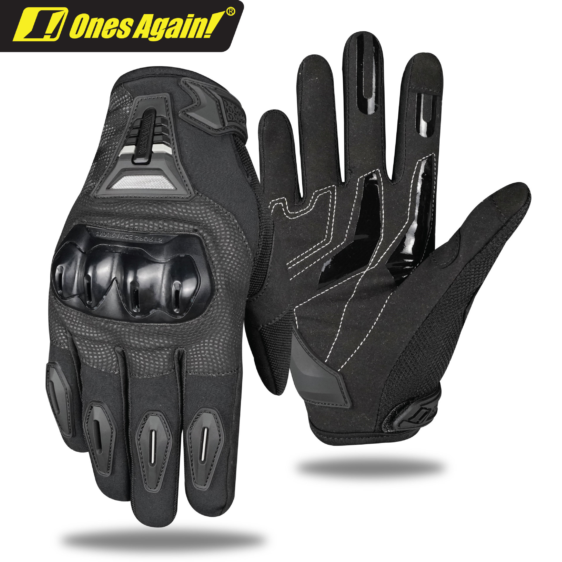 Picture of OnesAgain motorcycle riding gloves autumn and winter warm men's electric car anti-fall motorcycle motorcycle MG07P