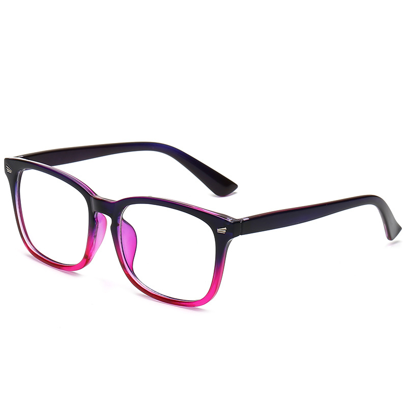 Picture of Jite 5010 Flat Simple Square Glasses Frame Full Frame Glasses Rivet Anti-Blue Light Glasses