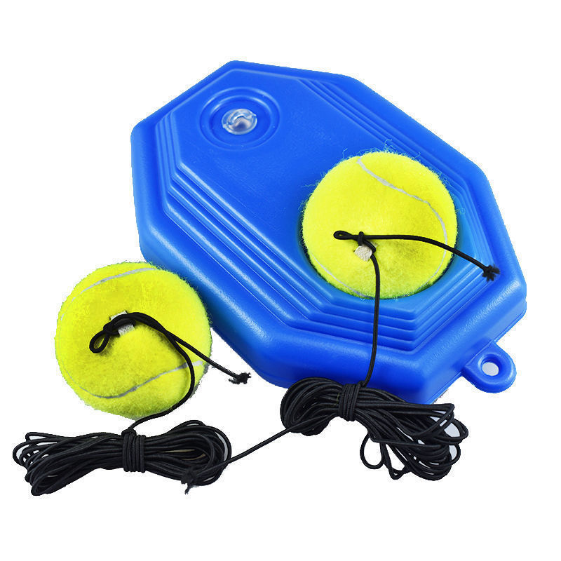 Tennis Rebound Trainer Single Player with Line High Elasticity Adult Children Beginners One Person Self-Playing Tennis Racquet