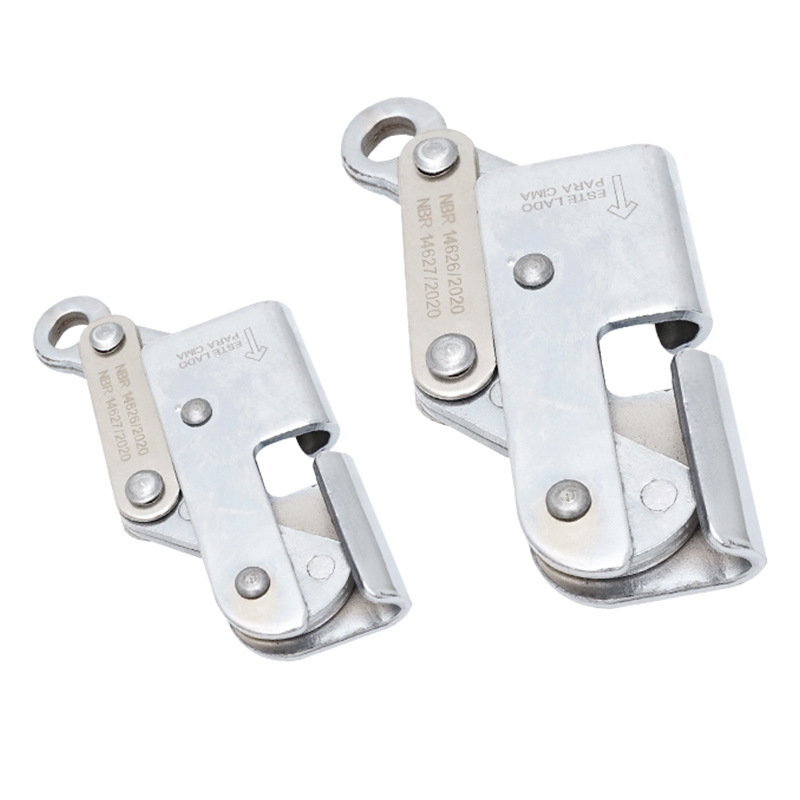 Picture of Outdoor high-altitude steel wire rope rock climbing self-locking device high-altitude operation rope anti-falling steel lock falling device slider equipment
