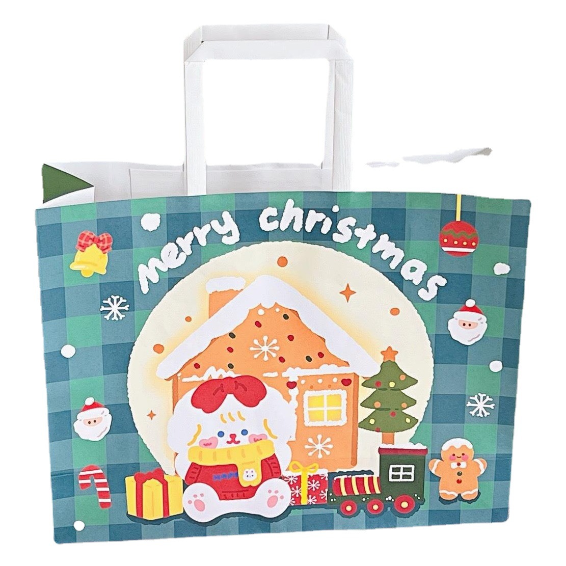 Christmas Gift Bag Portable Packaging Gift Bag Paper Bag Birthday Large Shoe Box for Couples Christmas