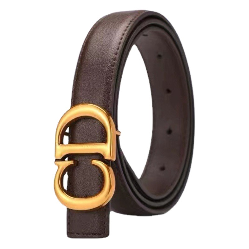 Women's New Genuine Leather Belt Versatile Decorative Waist Chain Korean Fashion Design Niche Waist Cincher in Stock
