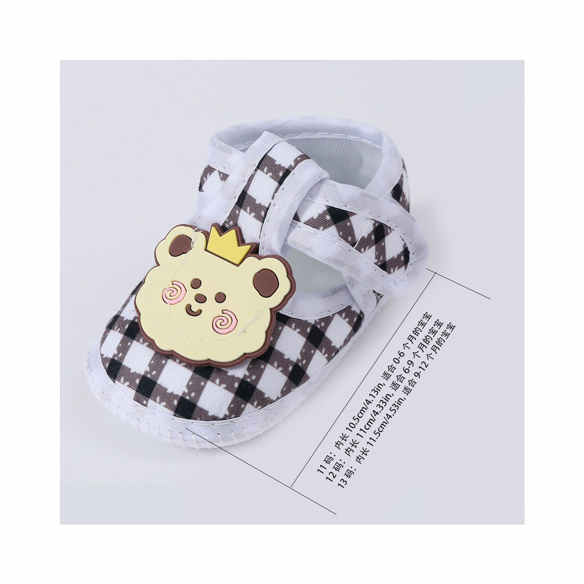 Picture of Baby sandals cartoon cool shoes newborn toddler shoes soft bottom breathable non-slip summer new TEMU 0-12M