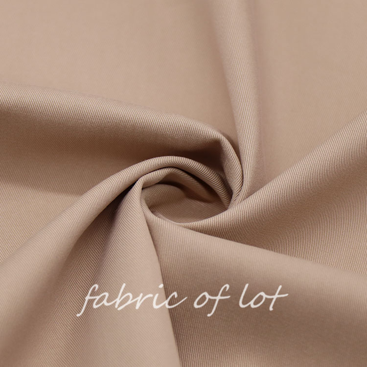 16577# lyocell cotton polyester blended spring and summer women's trench coat pants woven fabric