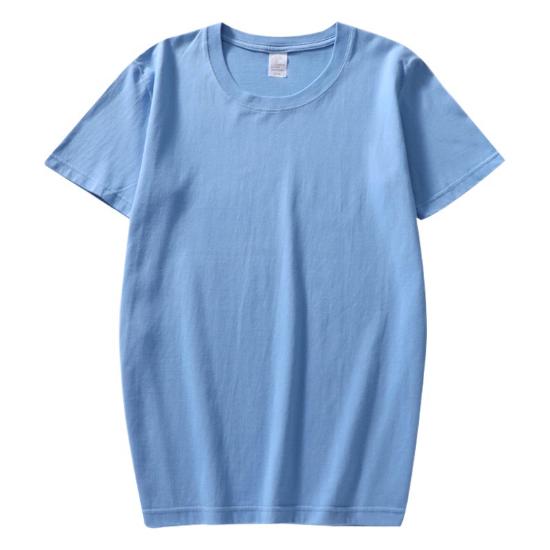 T-Shirt for Women, Summer Casual Style, 25 Years Heavyweight Regular Shoulder Short-Sleeve T-Shirt for Women, Pure Cotton Candy Color, Unisex Short-Sleeve for Women