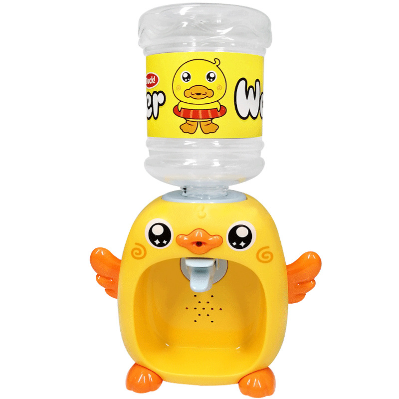 Picture of Interesting little yellow duck children's water dispenser toy play house simulation Press water boys and girls shaking sound Net red with the same style