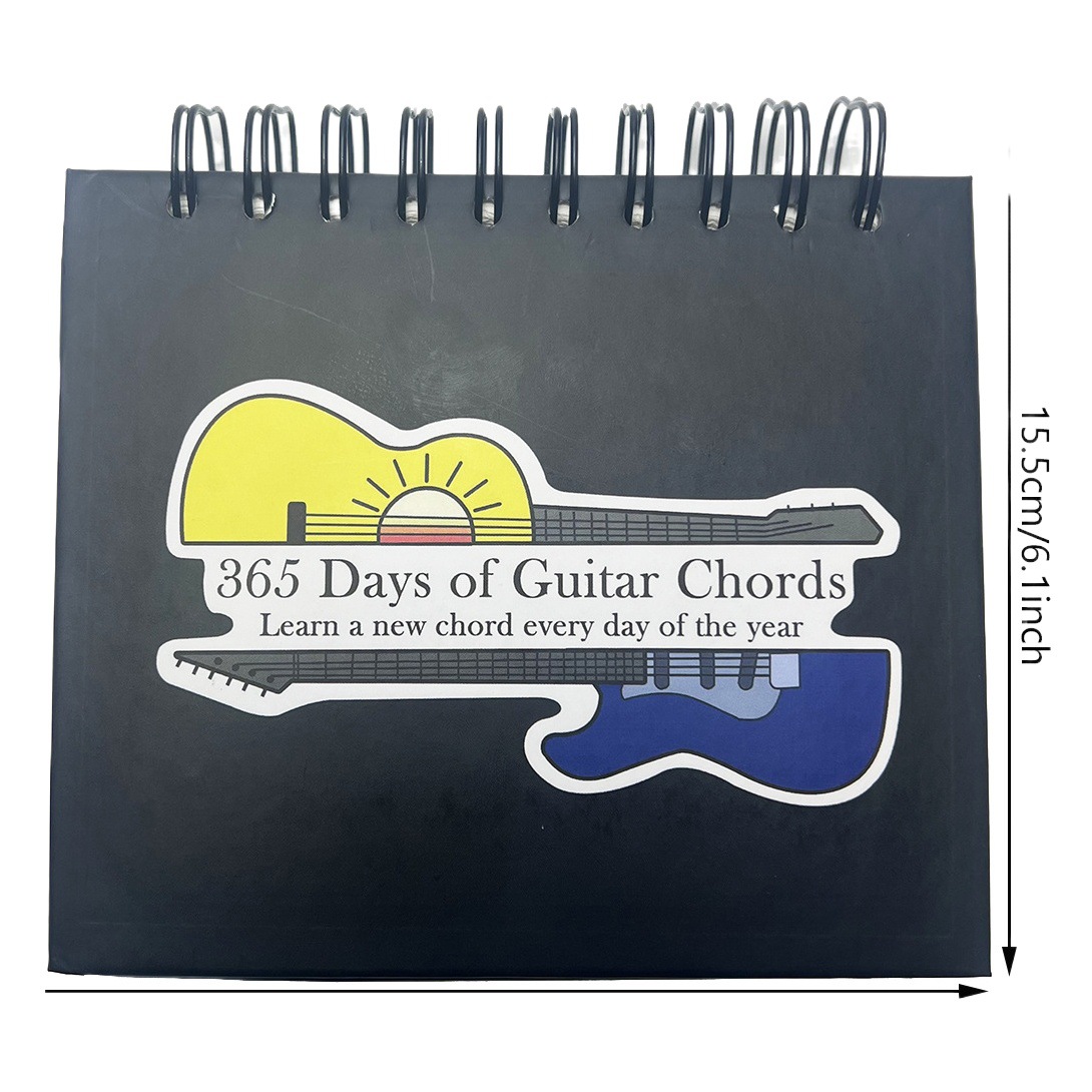 Cross-border new 365 days Guitar chord calendar Guitar ChordsCalendar ornaments in stock wholesale