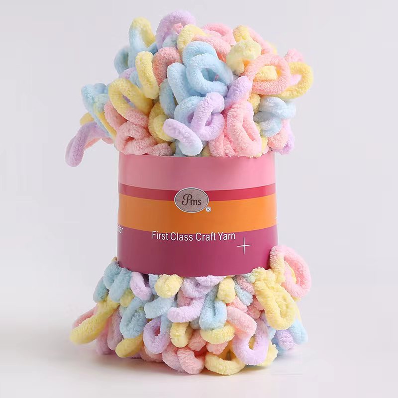 Picture of Loop Yarn Ear Yarn Medium-Thick Yarn for Hand Knitting DIY Pillows, Blankets, Scarves, Ice Yarn in Stock Wholesale