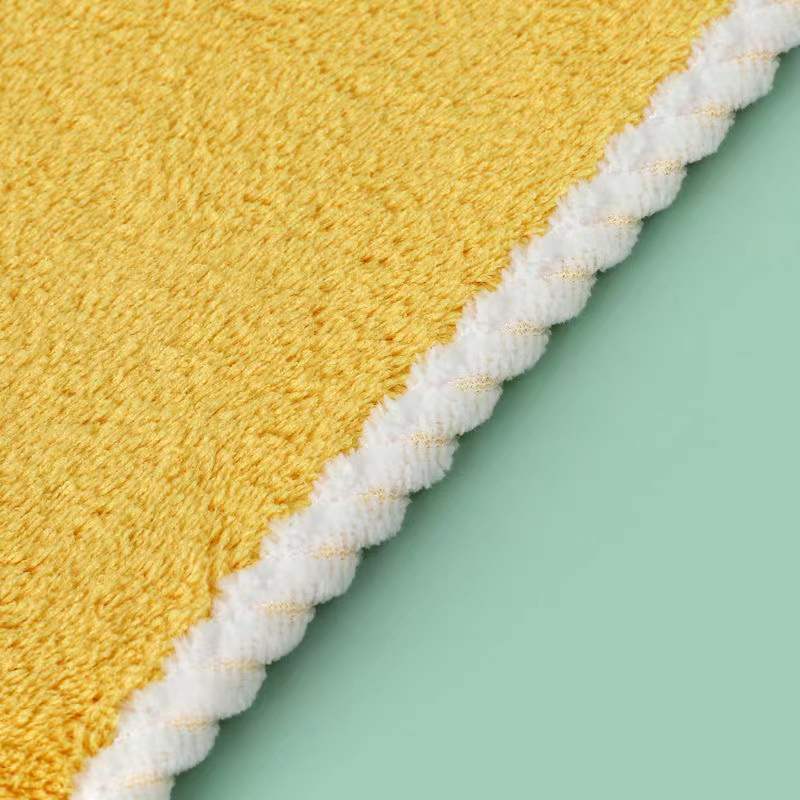 Picture of Hand Towel Hanging Cartoon Hand Towel Coral Velvet Thickeneded Water-Absorbent Non-Stinky Hand Towel Handkerchief Souvenir