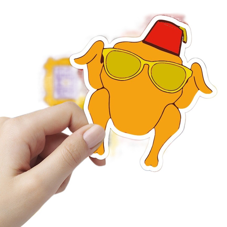 50 American TV series Friends Friends graffiti stickers luggage scooter thermos cup decorative stickers wholesale