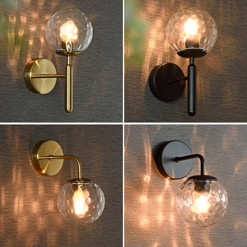 Nordic Minimalist Bedroom Bedside Wall Lamp Creative ins Living Room Lamp Post-Modern Internet Celebrity Stair Wall Lamp