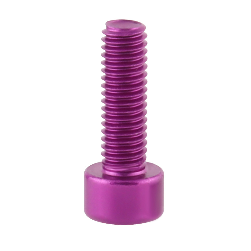 Picture of MUQZI bicycle water bottle holder screw mountain dead fly Road folding car water bottle M5 * 15MM aluminum alloy