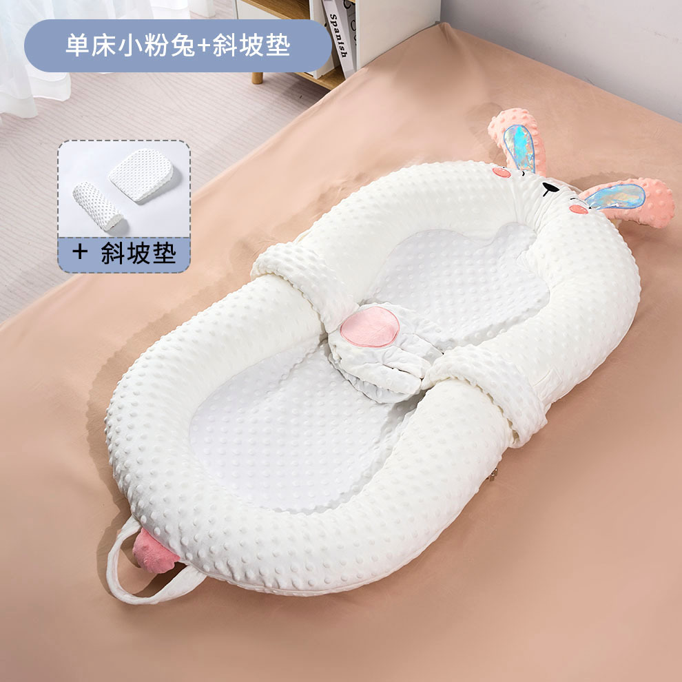 Picture of Infant bed bed multifunctional movable newborn soothing sleeping mat baby sleeping nest foldable anti-pressure ridge protection