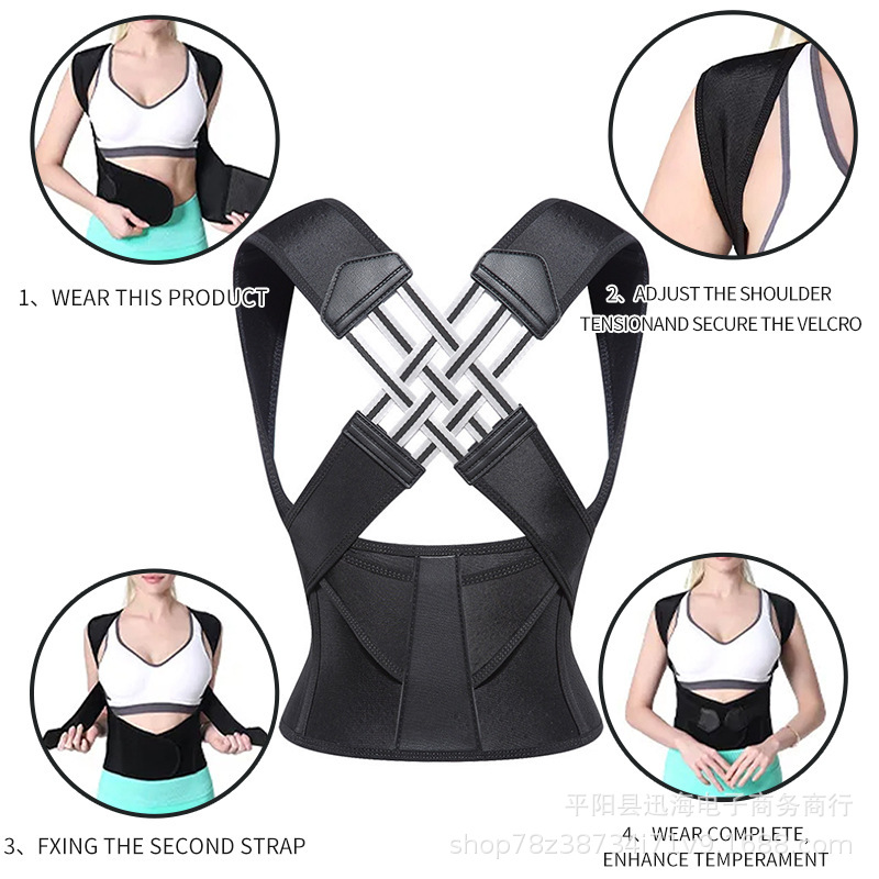 Picture of Cross-border Hot-selling Camelback Straightening Belt Women's Camelback Straightening Adult Back Invisible Anti-Camelback Body Straightening Belt