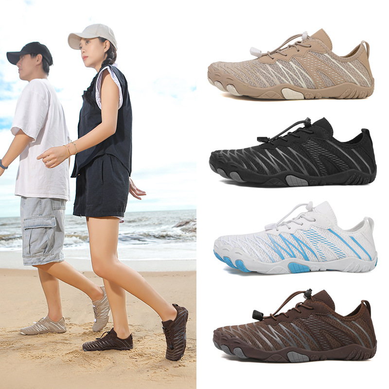Summer Outdoor sneaker Men's Mountaineering Shoes Quick-drying Tracing Shoes Soft-soled Shock Absorbing and Stepping Training Shoes Wading Shoes for Women