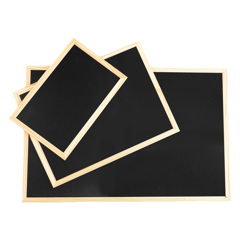 Creative hanging wooden stall advertising writing desktop message graffiti shop decoration night market stall small blackboard