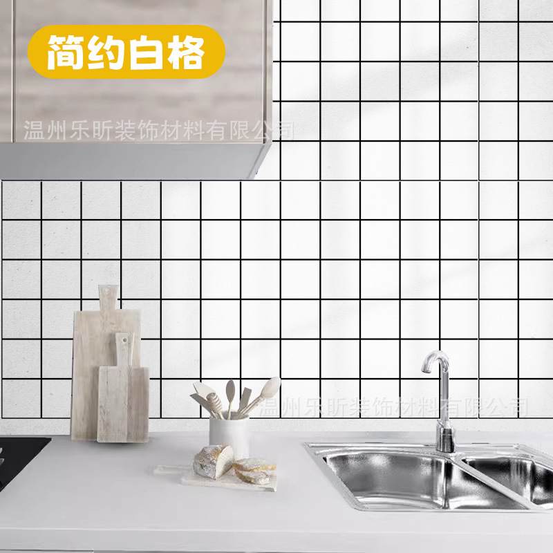 Picture of Wholesale Self-adhesive Wall Stickers Household Waterproof and Oil-proof Kitchen Stickers Stove Marble Countertop High Temperature Resistant Wallpaper Self-adhesive