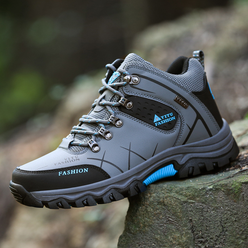 2023 men's shoes new outdoor mountaineering travel shoes cross-border plus size sports casual running shoes autumn and winter fashion shoes