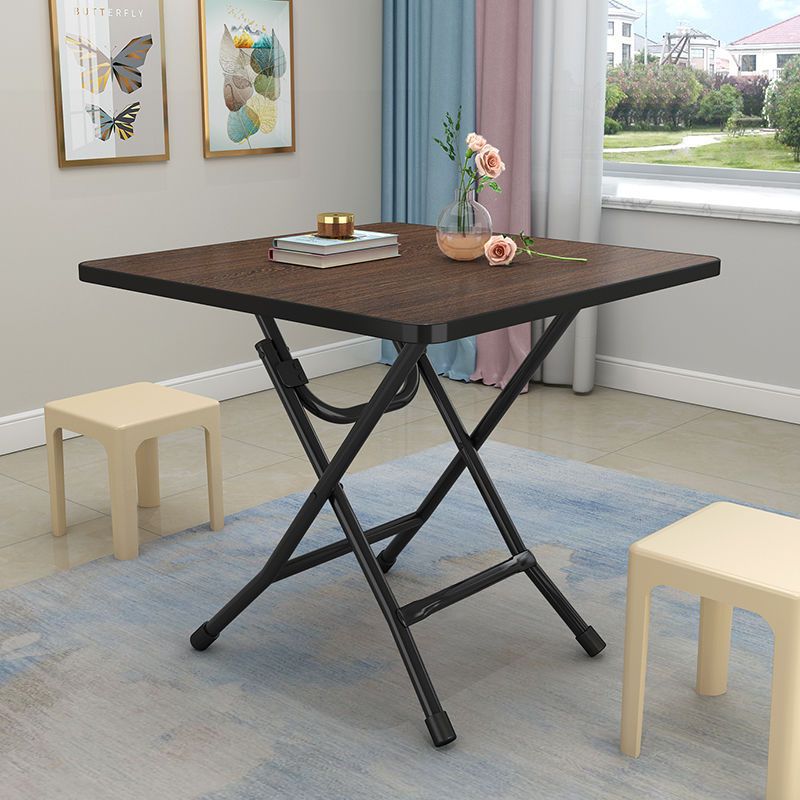 Folding Table Dining Table Simple Home Dormitory Rental Dining Rectangular Table Writing Table Stall Portable Small Square Table