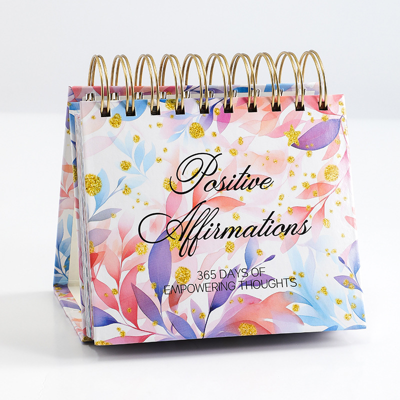 Picture of Cross-Border 2026 English Inspirational Desk Calendar Creative Drum Dance Female Desktop Ornaments 365 Days Calendar Perpetual Calendar
