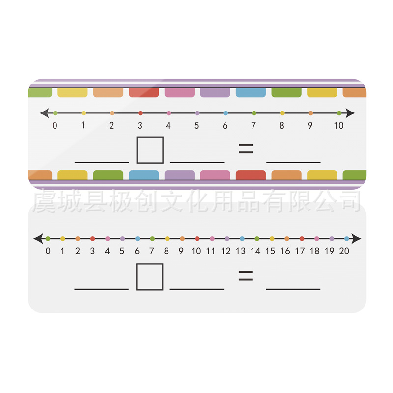 Picture of Double-Sided Small Whiteboard Wooden Frameless Desktop Writing Kidsren's Early Education English Home A4 Message Board Wooden Whiteboard