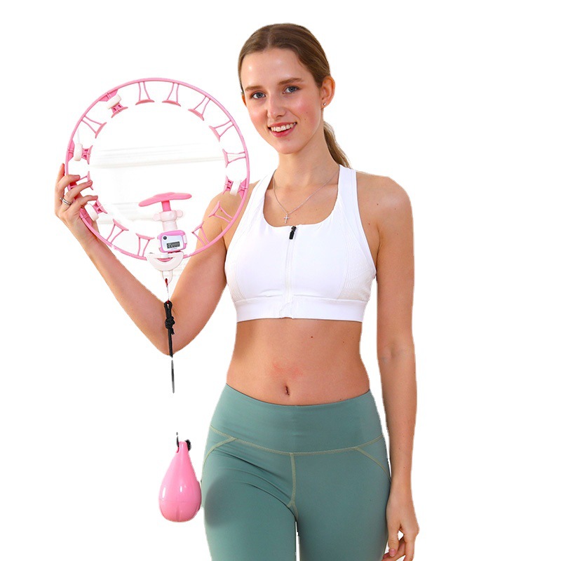Picture of Abdominal fat burning fitness equipment thin waist lazy new detachable weight slimming artifact counting hula hoop