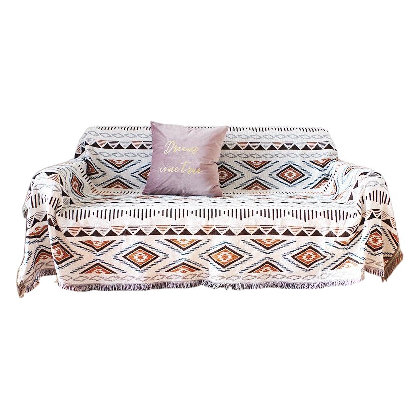 Outdoor Camping Picnic Cloth Bohemian B&B Style Sofa Towel Sofa Blanket Leisure Decorative Cover Sofa Cover Cloth