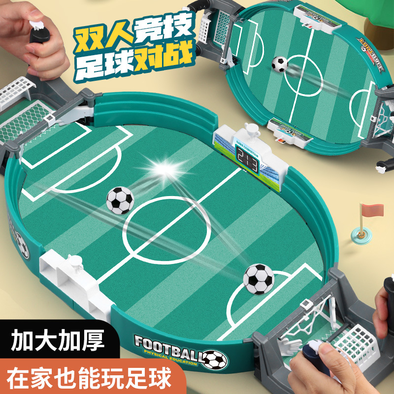 Picture of New large table-top football children's cross-border puzzle pair fighter fun two-person battle table football field toys