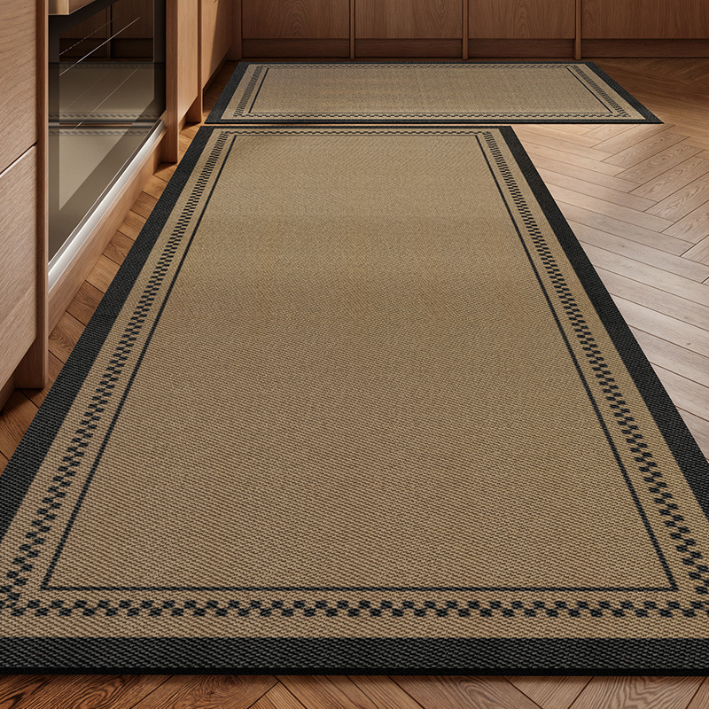 Picture of Kitchen Floor Mat Water Absorbent Oil-proof Light Luxury High-level Wash-free Diatom Mud Non-slip Mat Household Door Mat