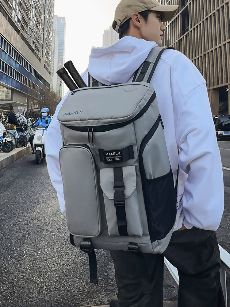 Sports Bag Badminton Bag Professional Racket Bag Backpack Fitness Backpack Men's Large Capacity Tennis Bag Travel Bag