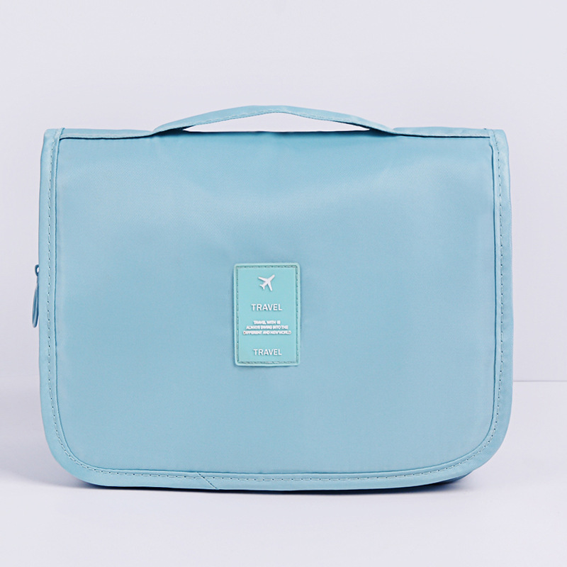 Picture of New Korean Style Waterproof Travel Large Capacity Storage Bag Portable Travel Portable Men's and Women's Hook Toiletry Cosmetic Bag