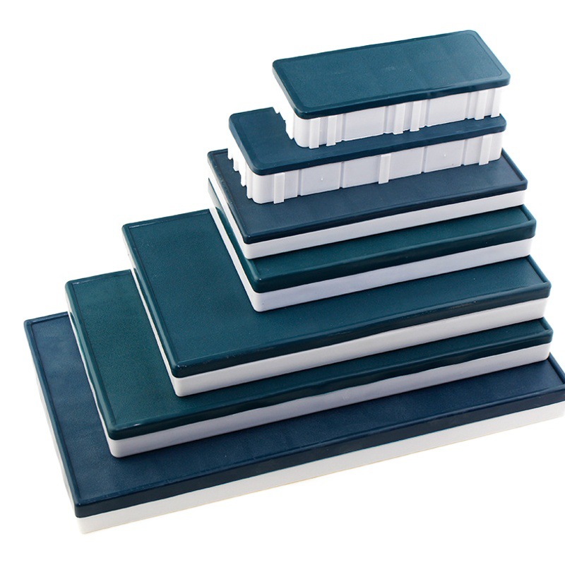 Pigment palette box 24 36 48 soft cover gouache box art health moisturizing portable small grid sub-pack 12 wholesale
