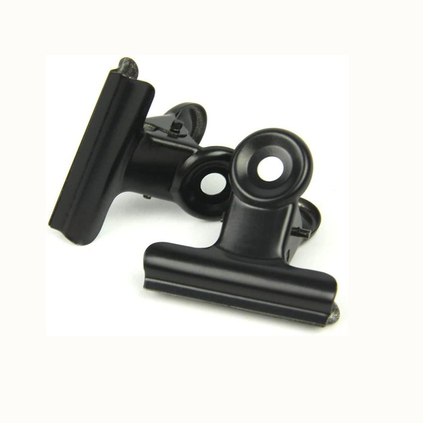 Black Small Clip 22mm Round Clip Round Head Ticket Clip Photo Clip Turban Clip Silk Scarf Clip Ready for Supply