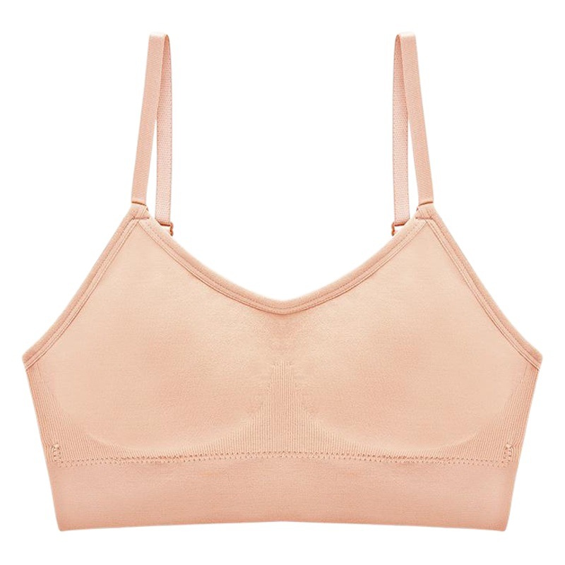New seamless inner beauty back push up tube top short sports wireless breathable anti-sagging girl bra