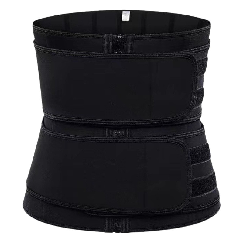 Factory Hot Sale Double Belt Reinforced Belt Postpartum Strong Plastic Clothes Yoga Exercise Waist Protection Adjusting Belly Belt