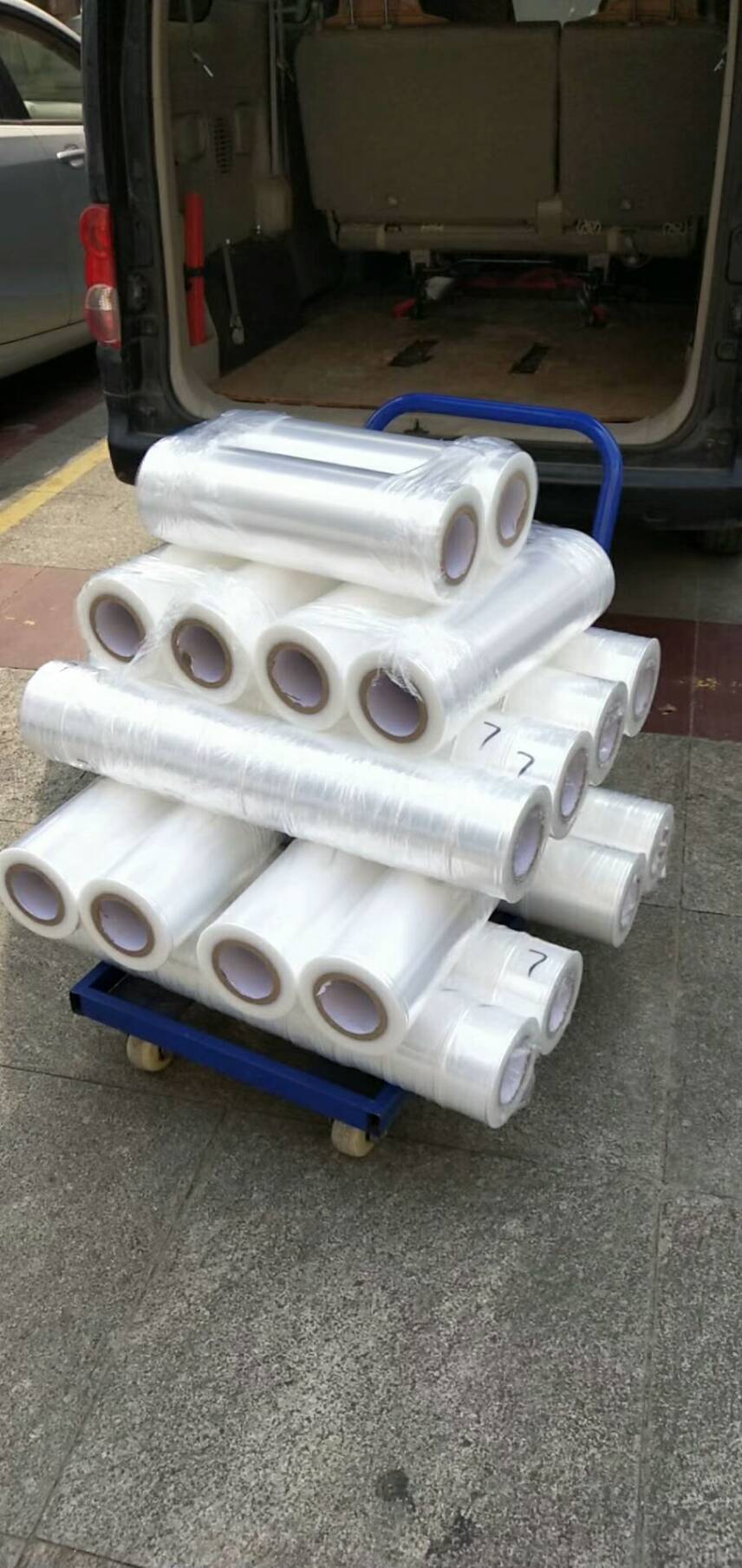 Picture of Pe Stretch Film Pe Wrapping Film Pe Electrostatic Film Waterproof Sealing Pe Electrostatic Protective Film Anti-Static