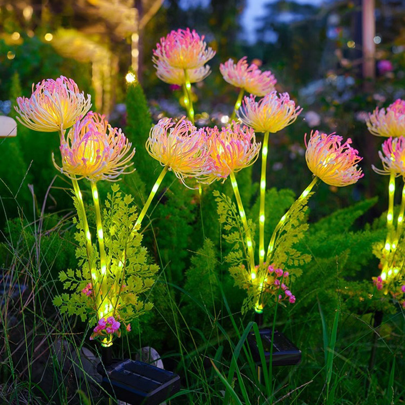 Solar Other Shore Lantern Outdoor Courtyard Garden Lawn Lamp Simulation Sunflower Landscape Decorative Floor Insert Lamp New Product