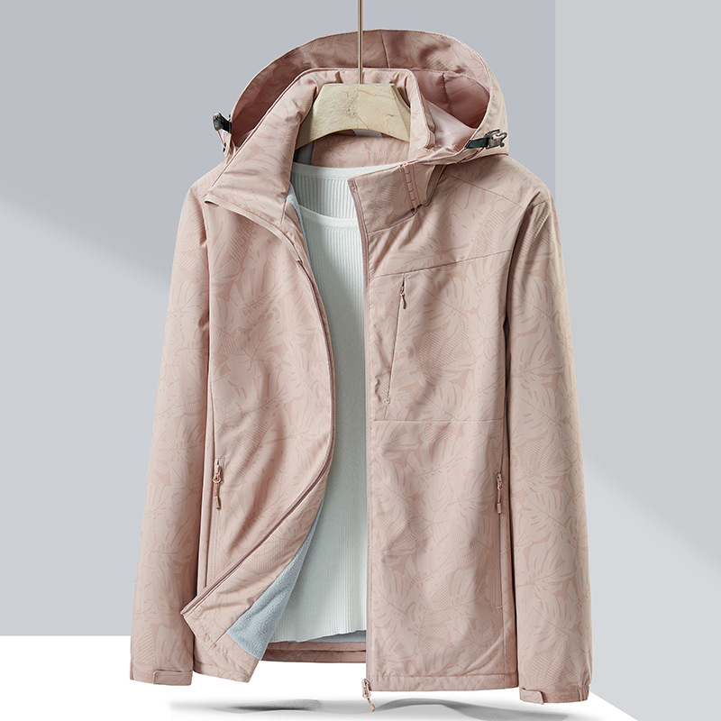 Picture of 2023 Fleece-Lined Cotton Jacket Couple's Style Windproof Waterproof Single-Layer Jacket, Cold-Resistant, Fleece-Lined and Thickened