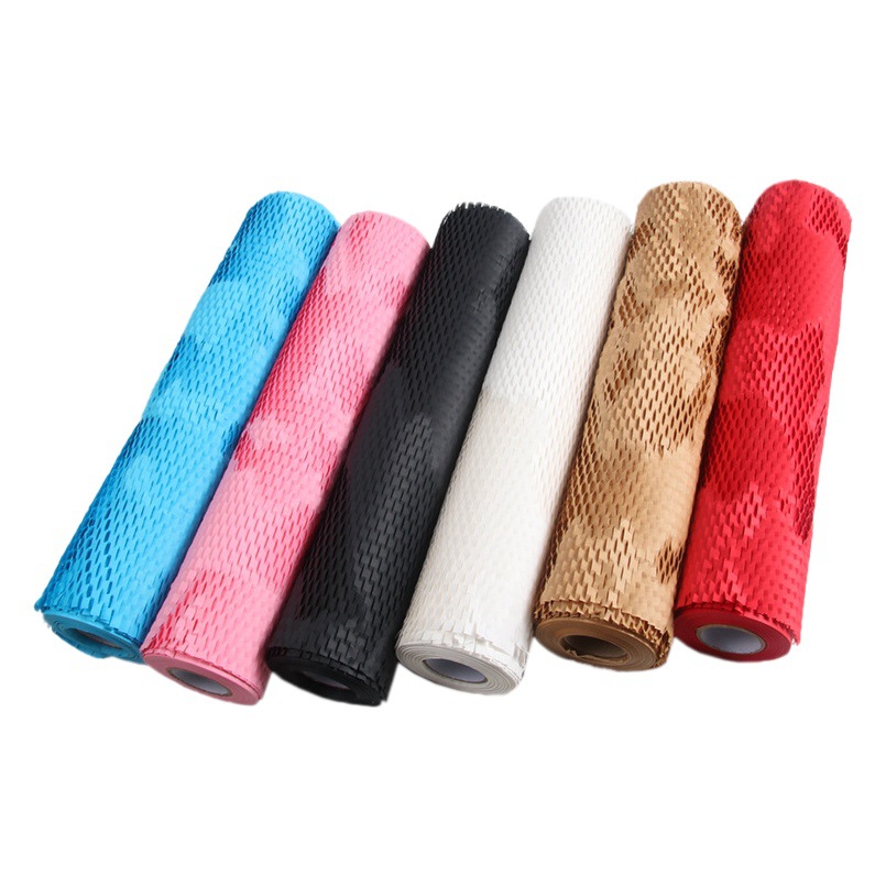Wholesale 80Gsm Wrapping Paper Kraft Paper Six-Color Gift Glass Ceramic Packaging Paper Honeycomb Paper Honeycomb Filler