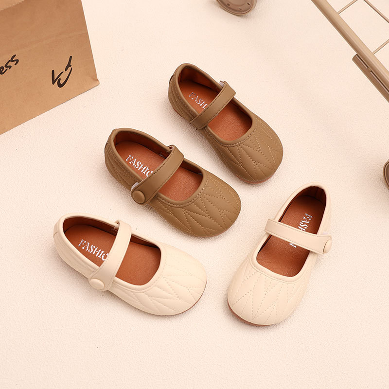 Girls Princess Shoes Children's Single Shoes Baby Leather Shoes Women's Treasure Shoes Girls Shoes Spring Korean Princess Style Children's Leather Shoes