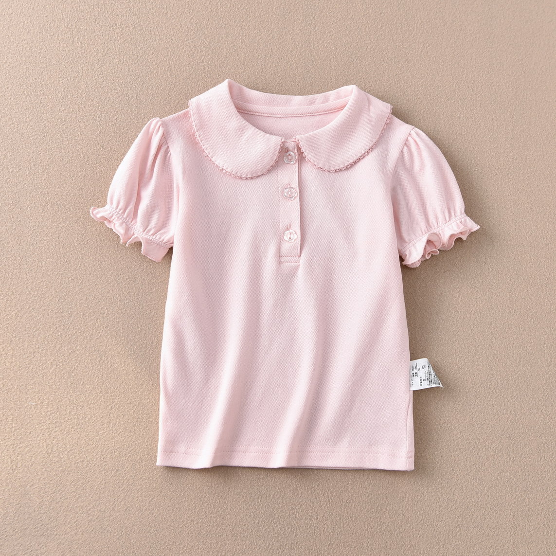 Picture of Distribution School Uniform Performance Uniform All-match Export Japan T-shirt White Student T-shirt Base Shirt Boys and Girls Children Short Sleeve