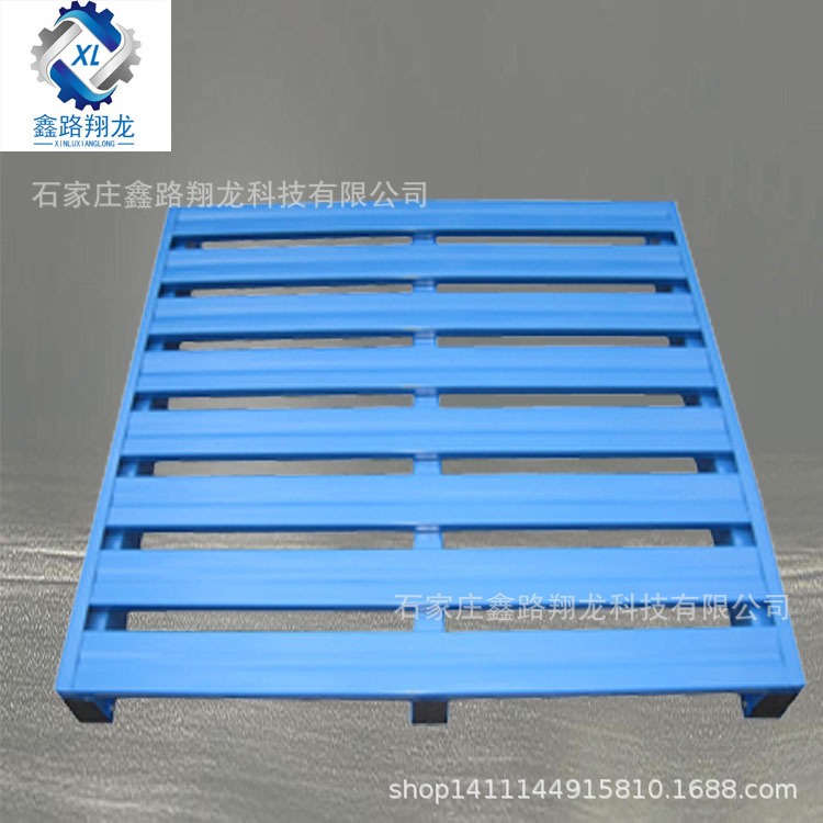 Thickened iron pallet storage turnover steel metal pallet cargo logistics pallet factory warehouse forklift pallet