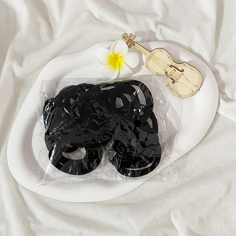 Picture of Single Wholesale Black Headband Hair Tie for Women Korean Style High Elasticity Does Not Hurt Hair Rubber Band High Ponytail Baby Hair Accessories