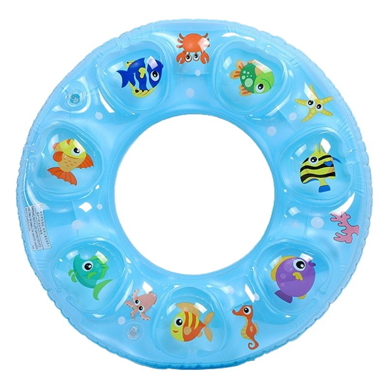 Picture of Factory wholesale 50-90# swimming ring thickened children inflatable swimming ring thickened double airbag swimming ring bubble swimming ring
